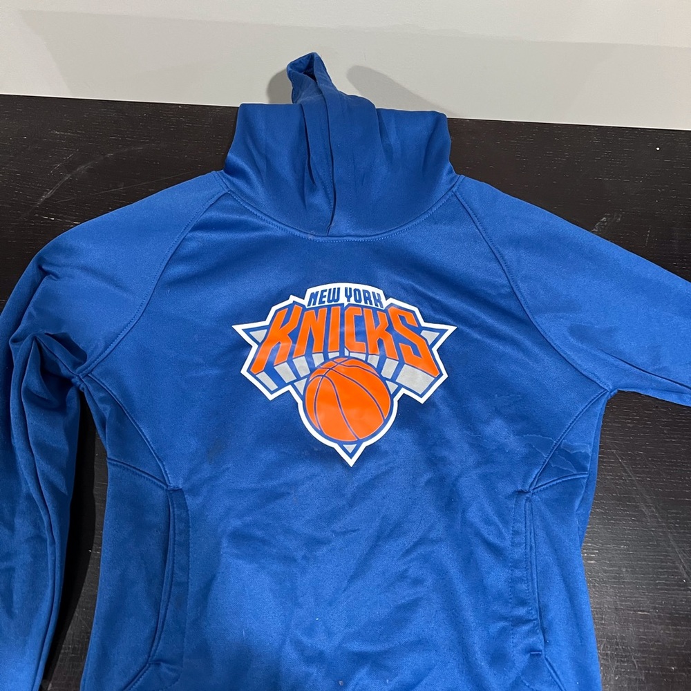 Knicks Sweatshirt | Brand: NBA | Size: Kids Medium 10/12| Color: Orange and blue